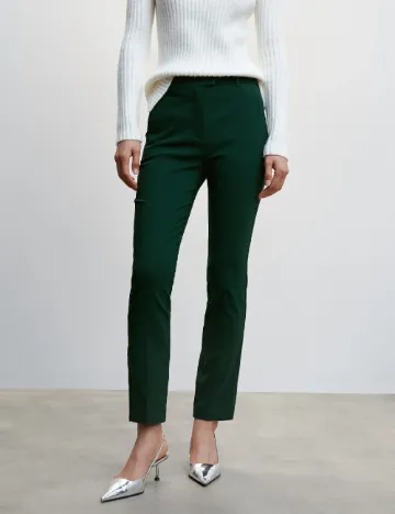 Pantaloni Mango, verde Verde