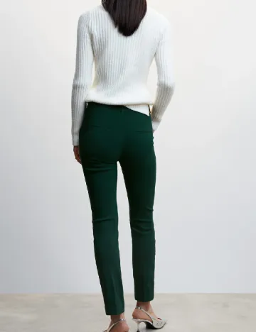 Pantaloni Mango, verde Verde