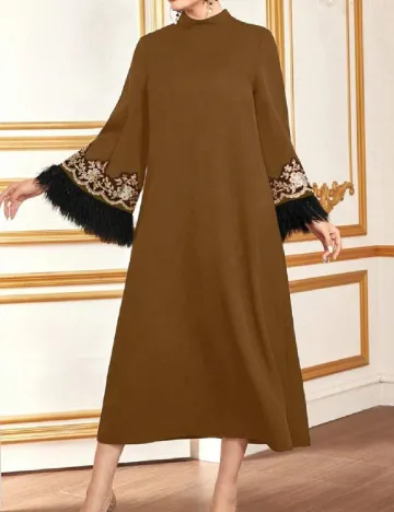 Rochie medie SHEIN, maro