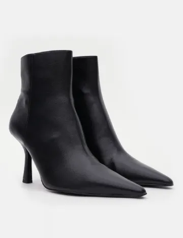 Botine Mango, negru Negru