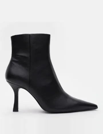 Botine Mango, negru Negru