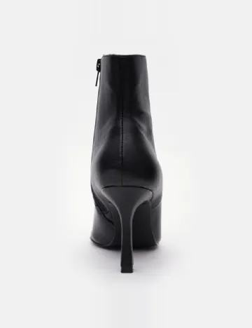 Botine Mango, negru Negru