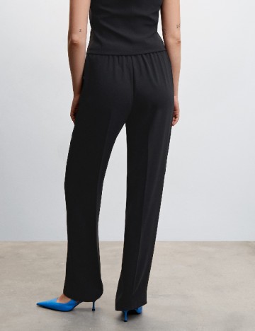 Pantaloni Mango, negru