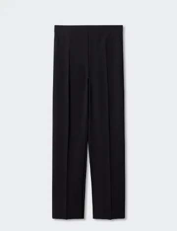 Pantaloni Mango, negru Negru