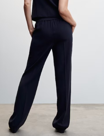 Pantaloni Mango, bleumarin