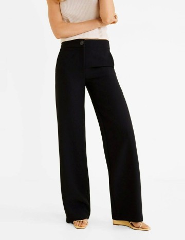 Pantaloni Mango, negru