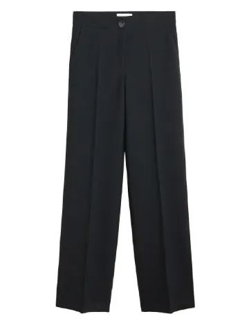 Pantaloni Mango, negru Negru