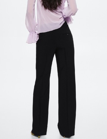 Pantaloni Mango, negru