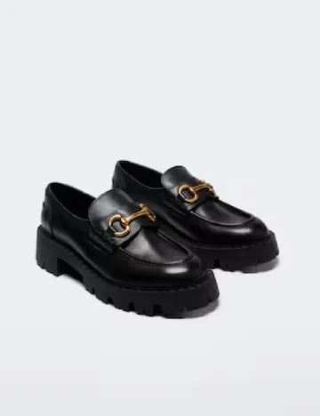 Mocasini Mango, negru Negru