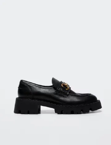 Mocasini Mango, negru Negru