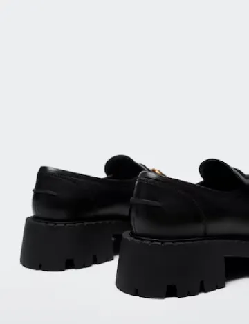 Mocasini Mango, negru Negru