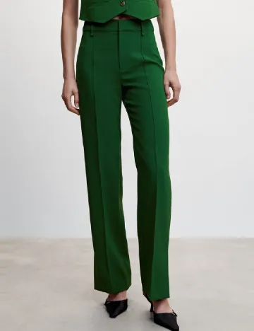 Pantaloni Mango, verde Verde