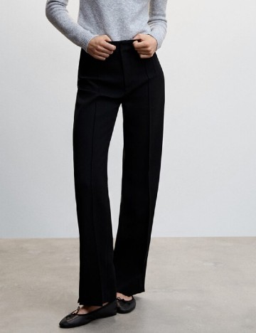 Pantaloni Mango, negru