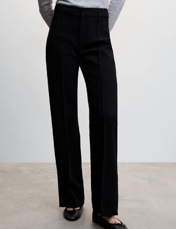 Pantaloni Mango, negru