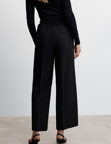 Pantaloni Mango, negru