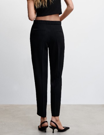 Pantaloni Mango, negru