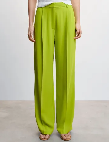 Pantaloni Mango, verde Verde