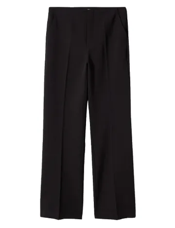 Pantaloni Mango, negru Negru