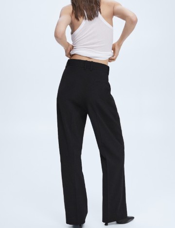 Pantaloni Mango, negru