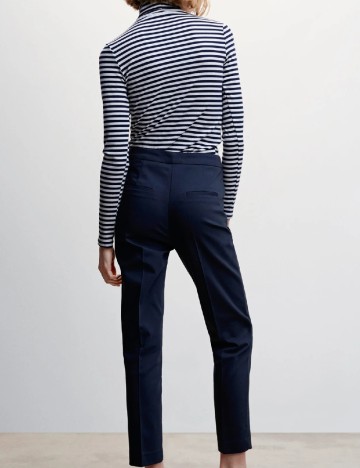 Pantaloni Mango, bleumarin