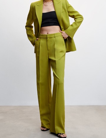 Pantaloni Mango, verde