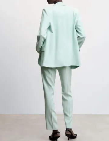 Pantaloni Mango, turcoaz Verde