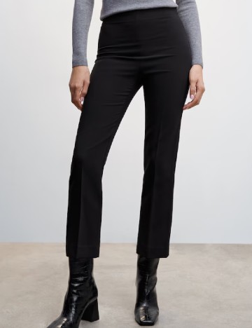 Pantaloni Mango, negru