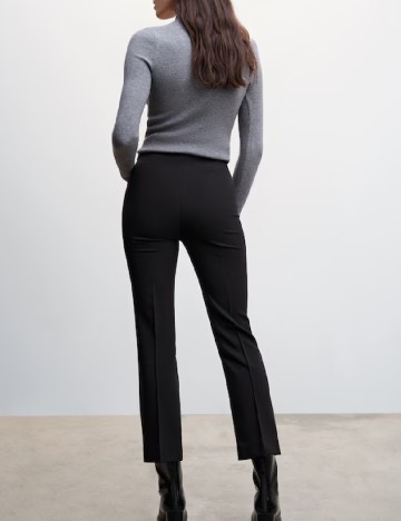 Pantaloni Mango, negru