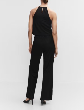 Pantaloni Mango, negru