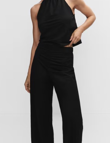 Pantaloni Mango, negru