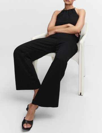 Pantaloni Mango, negru