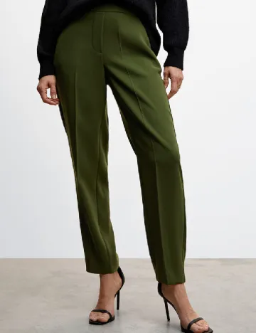 Pantaloni Mango, verde Verde