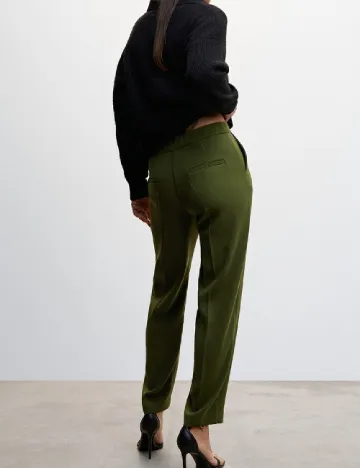 Pantaloni Mango, verde Verde