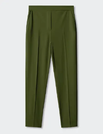 Pantaloni Mango, verde Verde