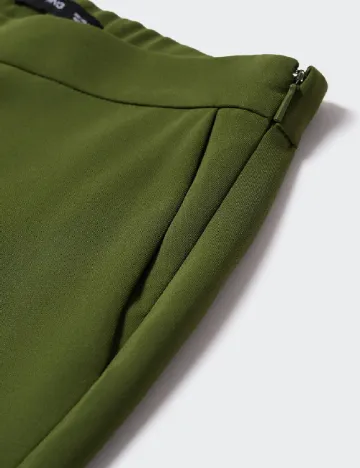 Pantaloni Mango, verde Verde