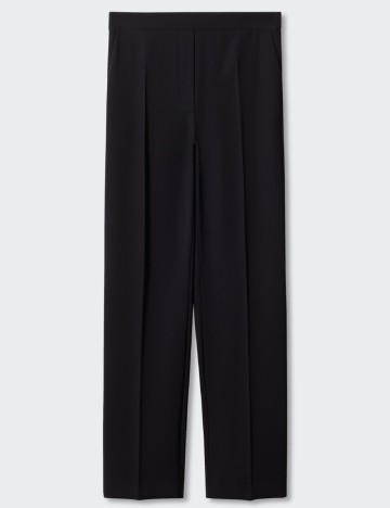 Pantaloni Mango Violeta, negru