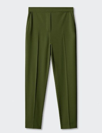 Pantaloni Mango Violeta, verde