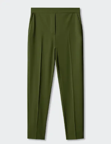 Pantaloni Mango Violeta, verde Verde