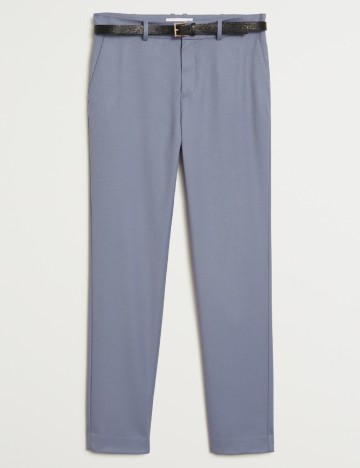 Pantaloni Mango, albastru