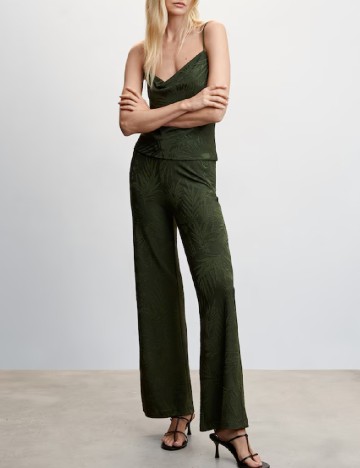 Pantaloni Mango, verde