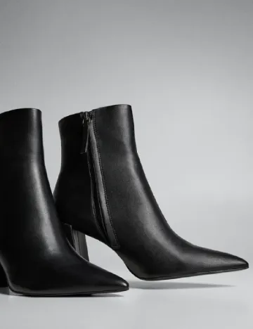 Botine Mango, albastru Negru