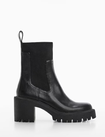 Botine Mango, negru