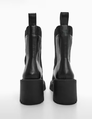 Botine Mango, negru