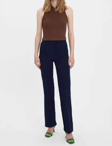 Pantaloni Vero Moda, bleumarin Albastru