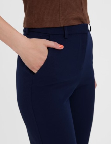 Pantaloni Vero Moda, bleumarin