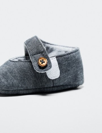 Pantofi Mango Kids, gri