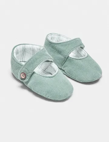 Pantofi Mango Kids, verde Verde