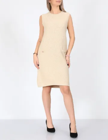 Rochie scurta Vero Moda, ecru Alb