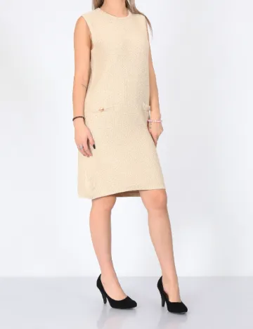 Rochie scurta Vero Moda, ecru Alb