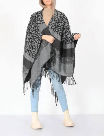 Poncho Vero Moda, gri Gri